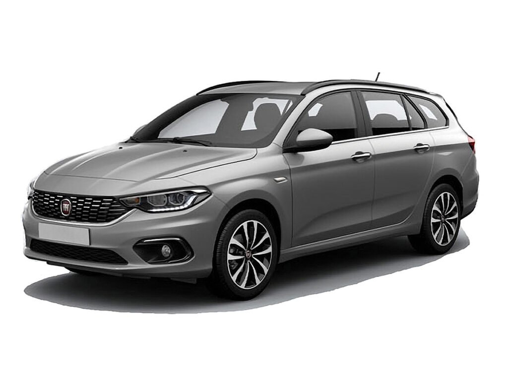 Silver Fiat Tipo Station Wagon rental car